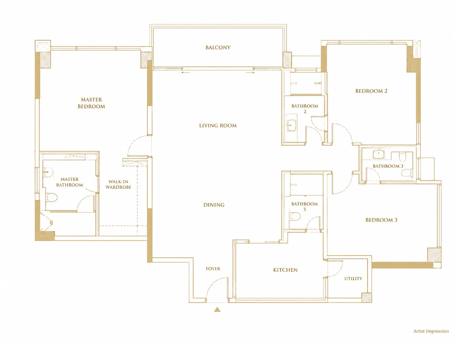 2 BHK Floor Plan 7 Mahalaxmi South Mumbai